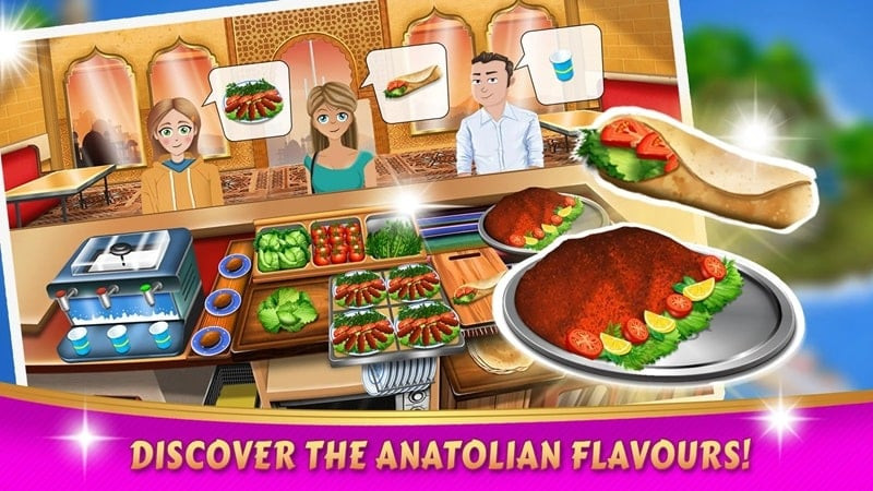 Kebab World MOD APK food screenshot