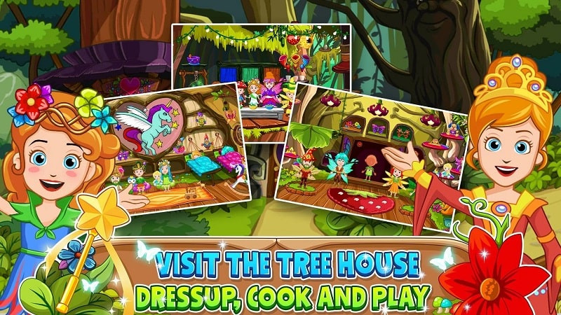 Kết bạn với các nàng tiên trong My Little Princess Fairy Games MOD