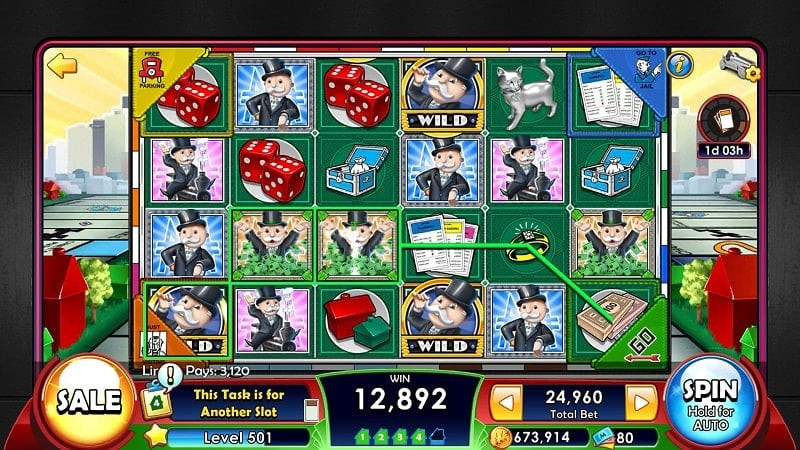 Khách Sạn Sang Trọng trong MONOPOLY Slots