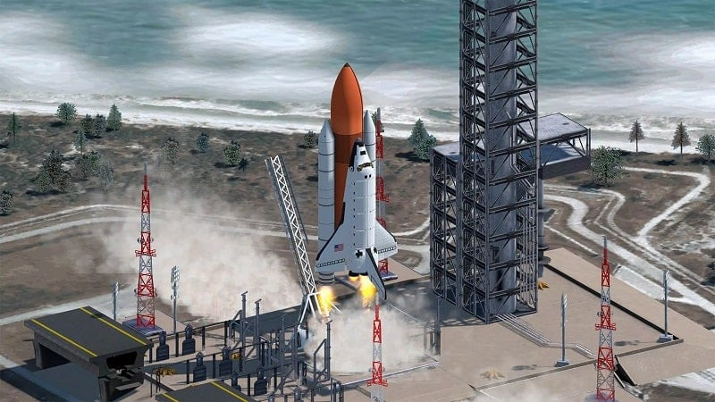 Khám phá không gian trong Space Shuttle Simulator 2023