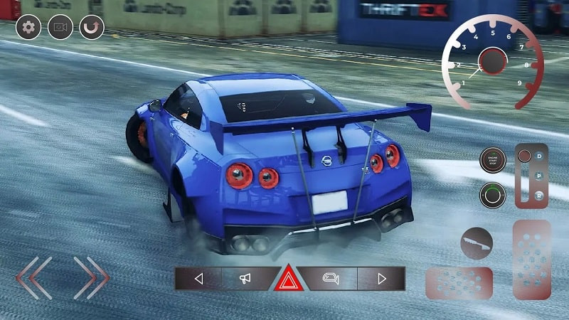 Exploring the city in GT-R Car Race MOD