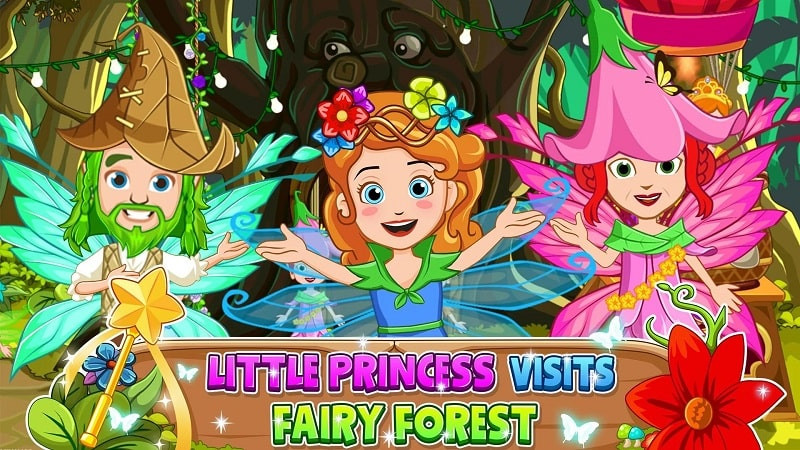 Khám phá thế giới thần tiên trong My Little Princess Fairy Games MOD