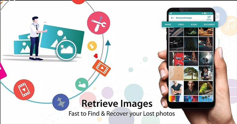 Recovering data with Photo Recovery: Data Recovery MOD APK