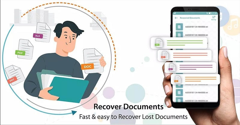 Recovering videos, audio, and documents