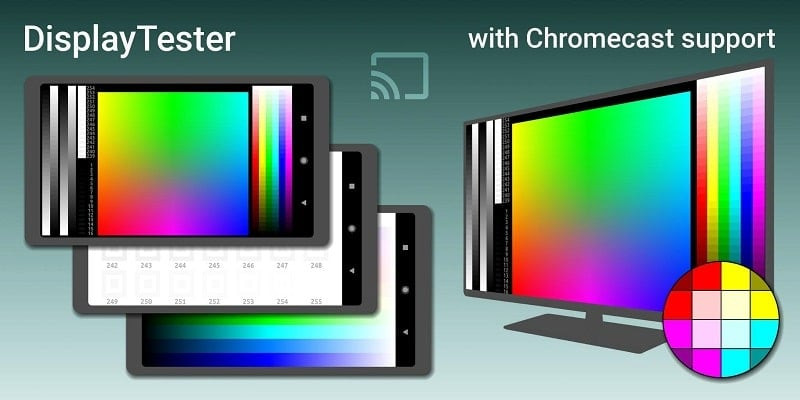 Screen testing with Display Tester MOD