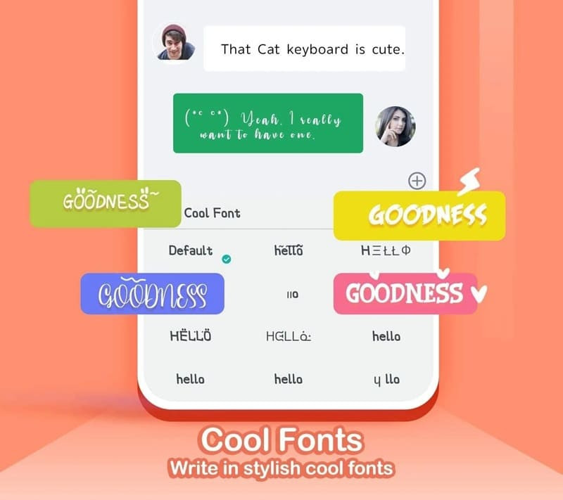 Kika Keyboard MOD APK screenshot