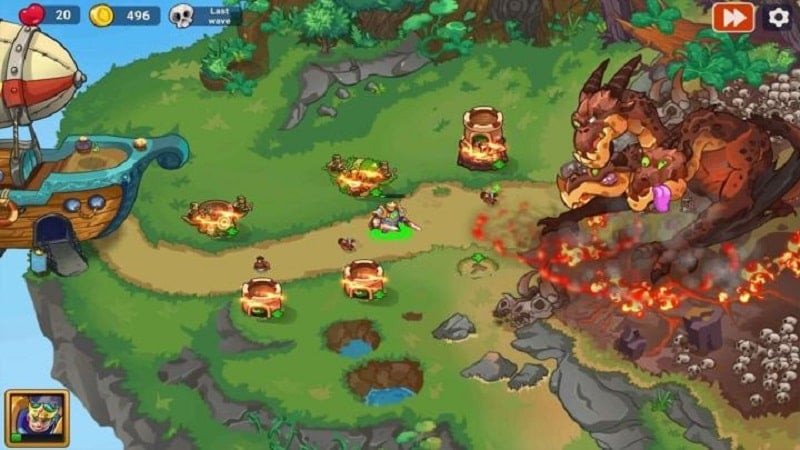 King of Defense 2 Epic Tower Defense mod