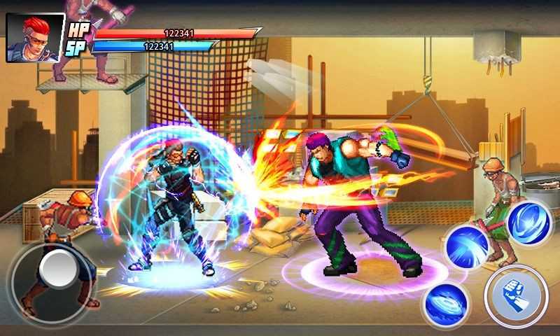 King of Fighting boss battle screenshot