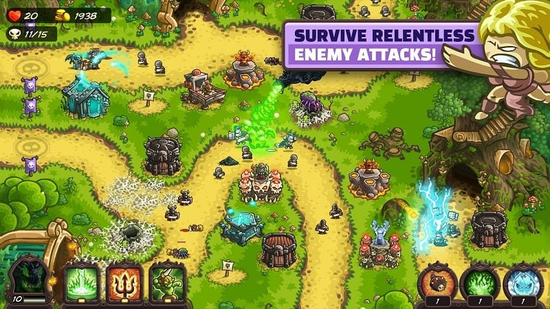 Kingdom Rush Vengeance enemy units screenshot