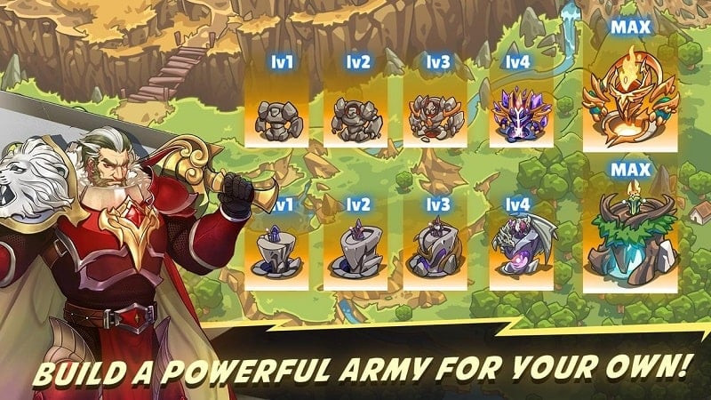 Kingdom War: TD Offline Games Tower Defense Screenshot