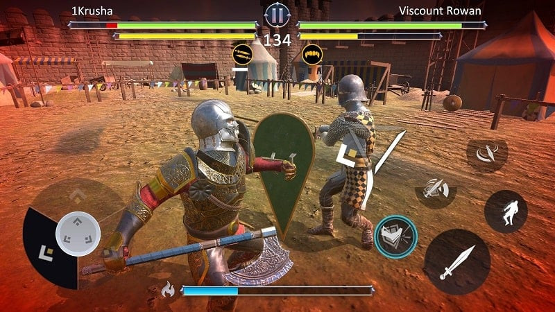 Knights Fight 2 Character in Armor