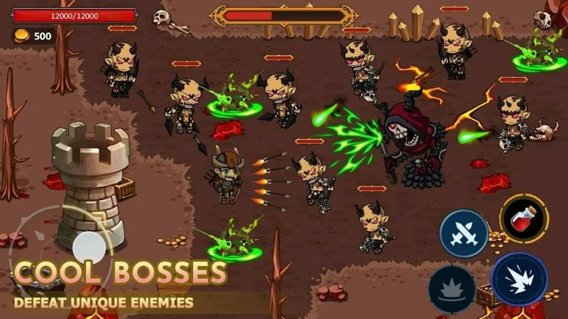 Knight's Rampage MOD APK gameplay screenshot