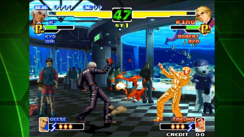 KOF 2000 ACA NEOGEO gameplay screenshot