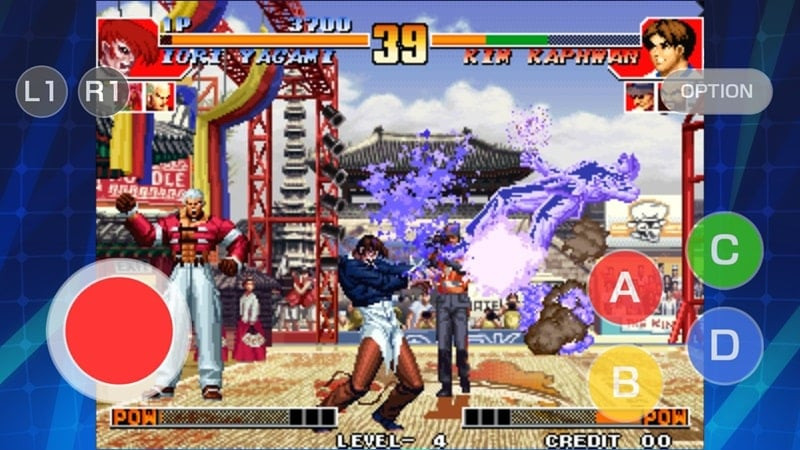 KOF 97 ACA NEOGEO character roster