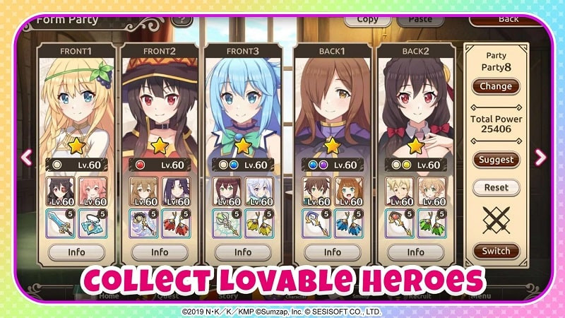 KonoSuba: Fantastic Days MOD APK Rewards