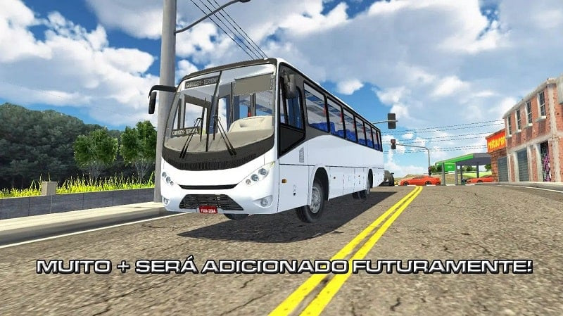 Driving a bus in Proton Bus Simulator Road