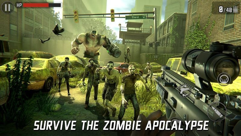 Zombie Sniper War 3 weapon selection screenshot