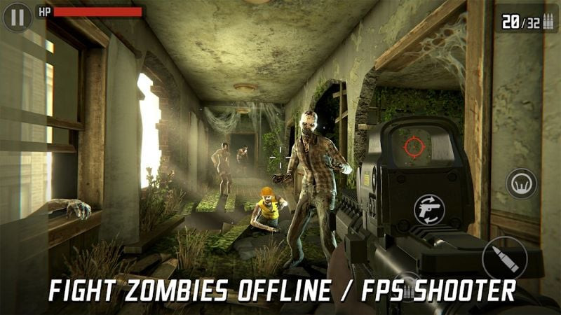 Zombie Sniper War 3 zombie horde screenshot