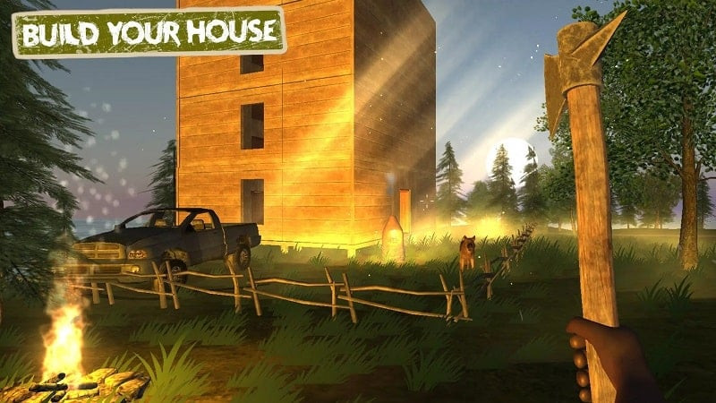 Facing survival challenges in Last Island MOD APK