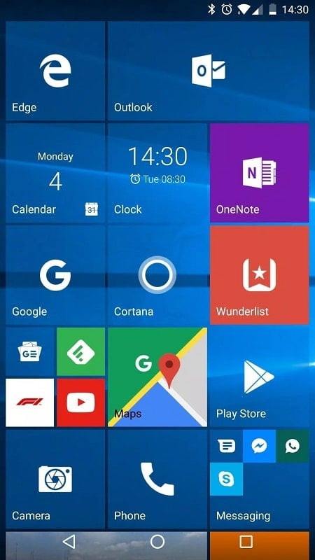 Customizing the wallpaper in Launcher 10