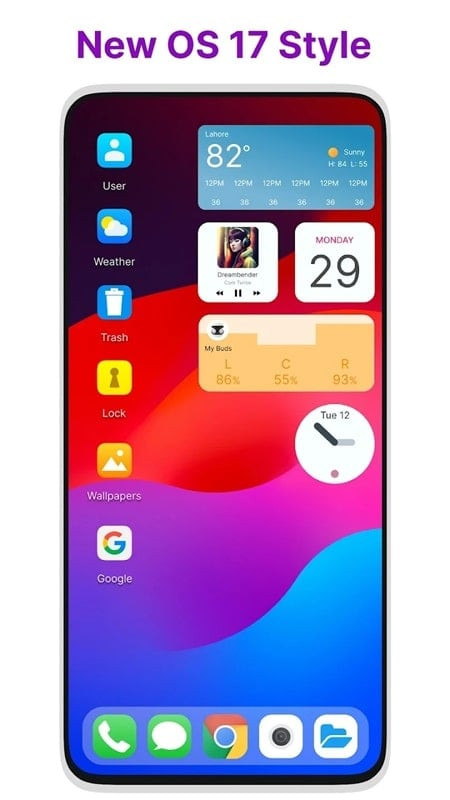 Launcher for iOS 17 Style MOD APK