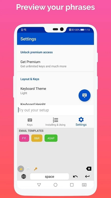 LazyBoard MOD APK features