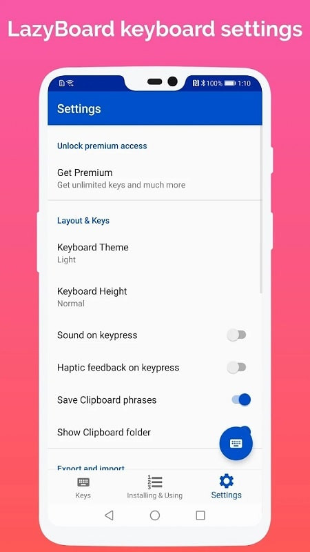 LazyBoard MOD APK download button