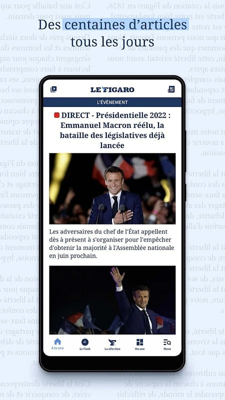 Le Figaro MOD APK News Feed