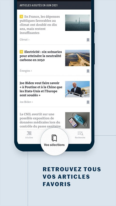 Le Monde News App Notifications