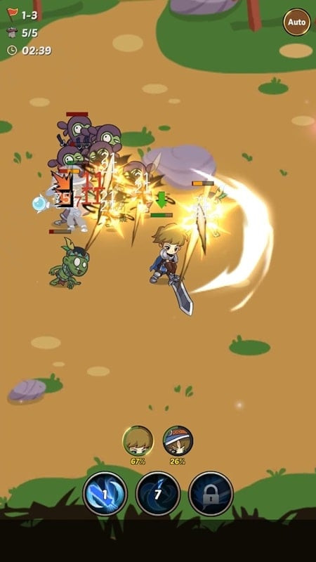 Legend Hero: Idle RPG gameplay screenshot