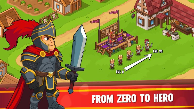 Factory building interface in Legendary Hero Forge MOD APK