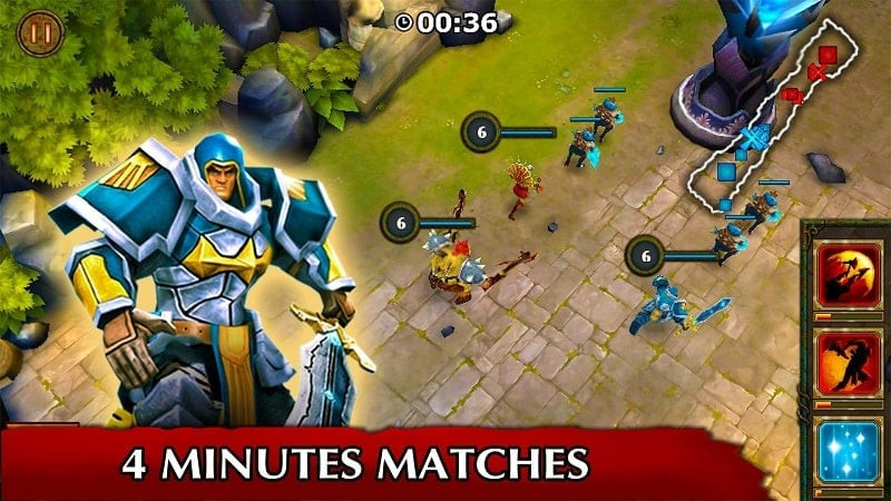 Legendary Heroes MOBA Offline mod free