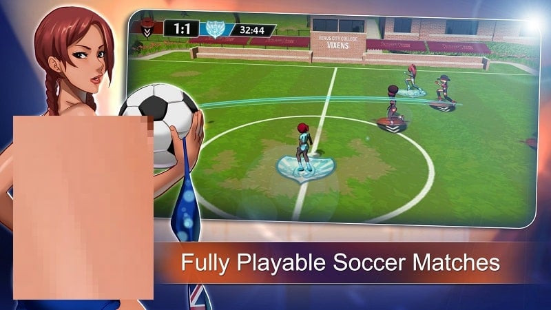 Lewd League Soccer gameplay screenshot