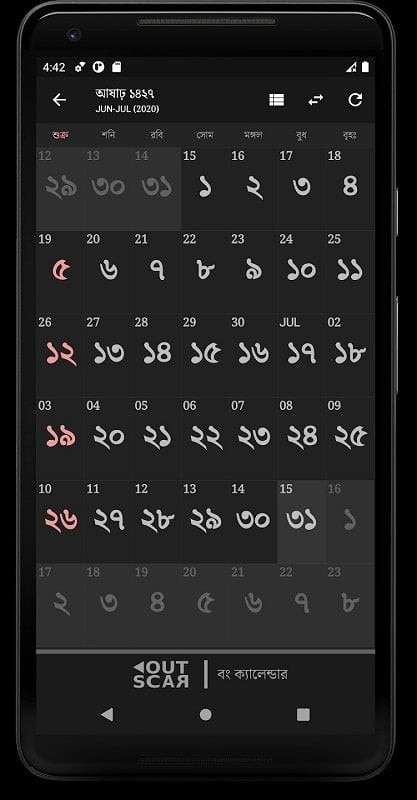 Lịch Bangla Bangladesh mod apk