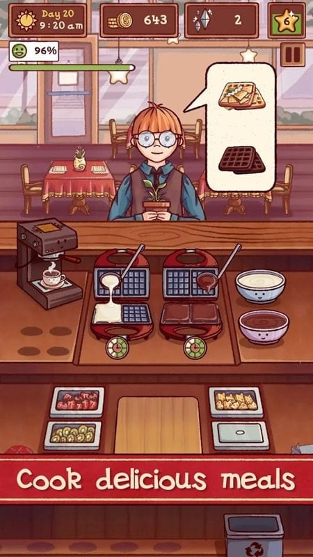 Lily's Cafe MOD APK gameplay screenshot