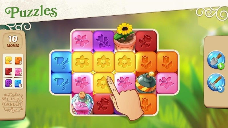 Lily's Garden MOD APK with unlimited money gameplay