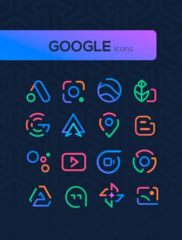 Diverse icons available in Linebit Icon Pack