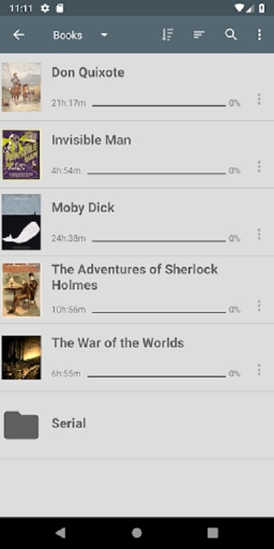 Listen Audiobook Player Mod APK customization options