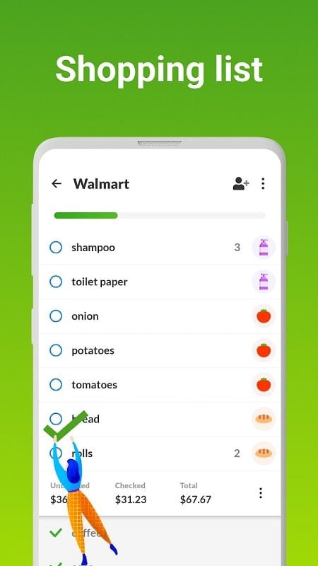 Listonic MOD: Share Your Shopping List