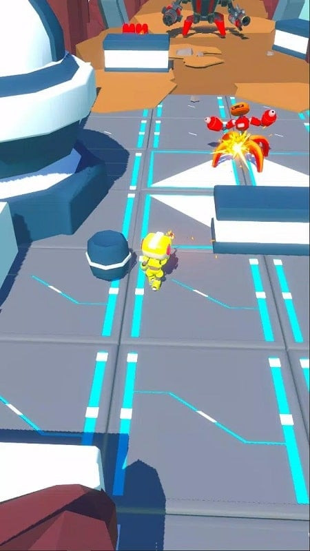 Little Robot battle screenshot