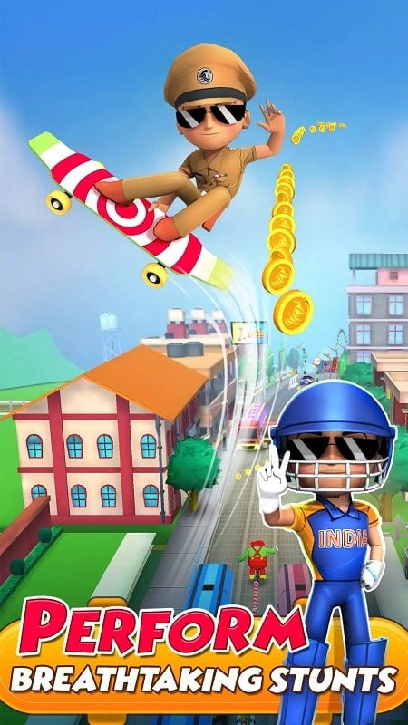 Little Singham Super Skater mod free