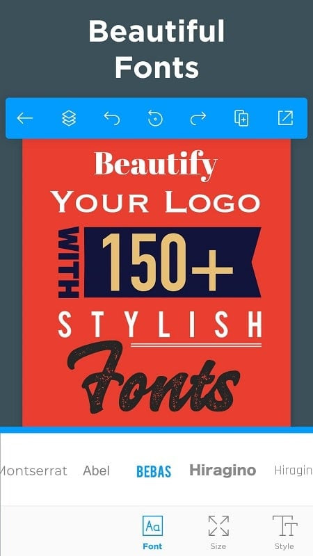 Logo Maker editing features