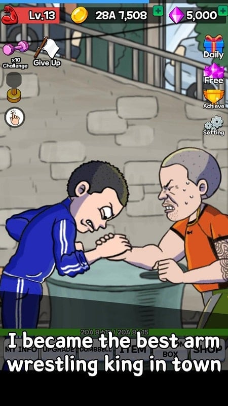 Arm Wrestling Clicker Gameplay