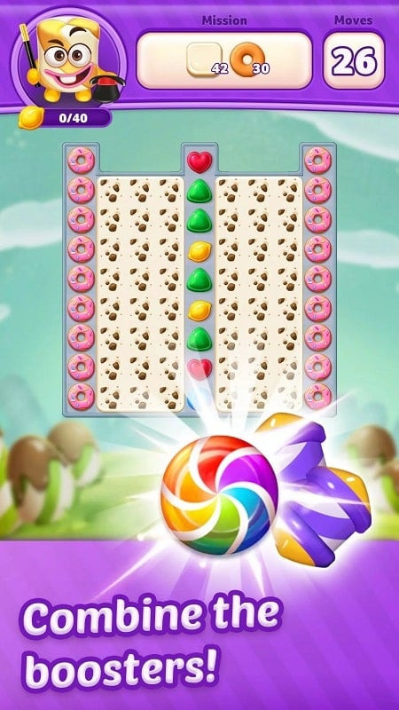 Lollipop Sweet Heroes level screenshot