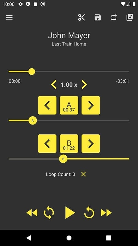 Loop Player MOD APK interface