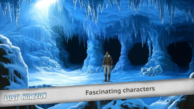 Lost Horizon game screenshot featuring Fenton Paddock and Kim