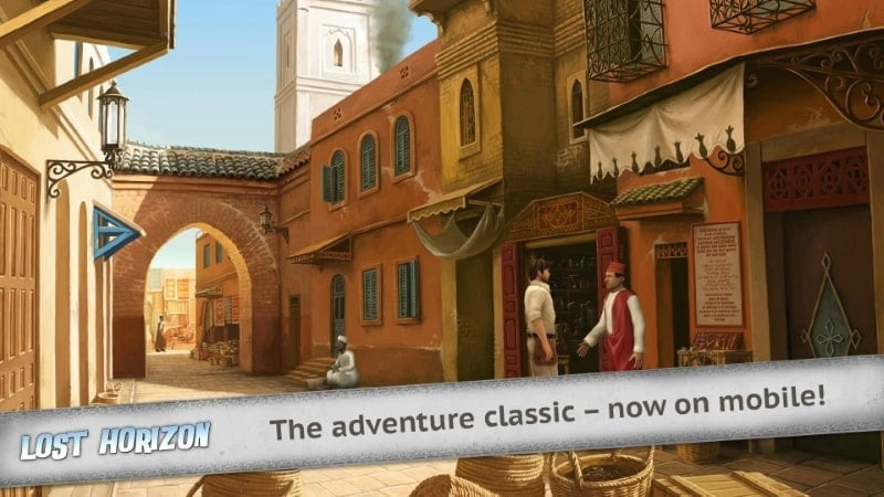 Lost Horizon game screenshot showing a conversation