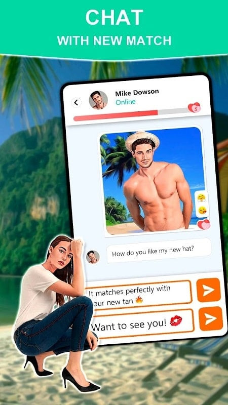 Love Chat Virtual Dating Game mod apk -  Khám phá những câu chuyện tình yêu đa dạng