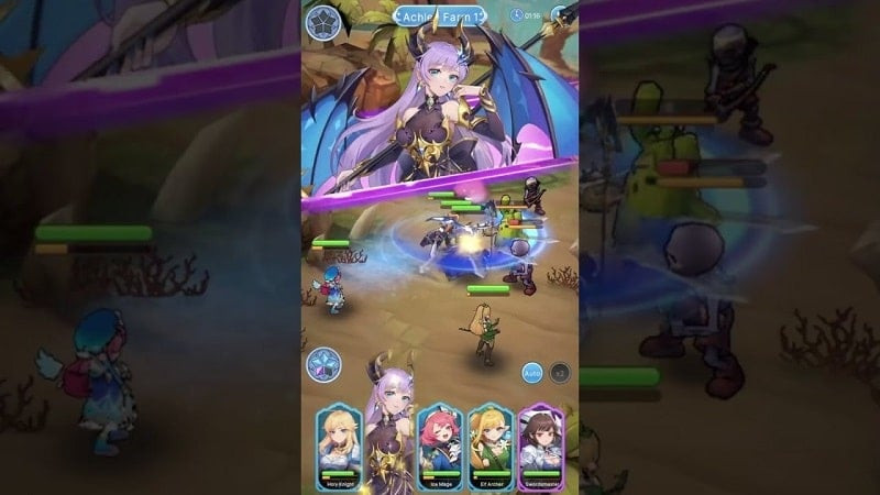 Luna Fighting in-game screenshot