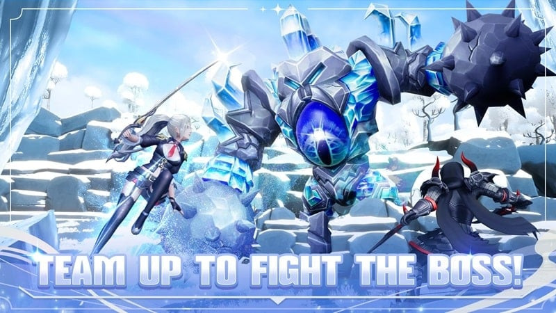 Luna Saga APK hero summoning screenshot